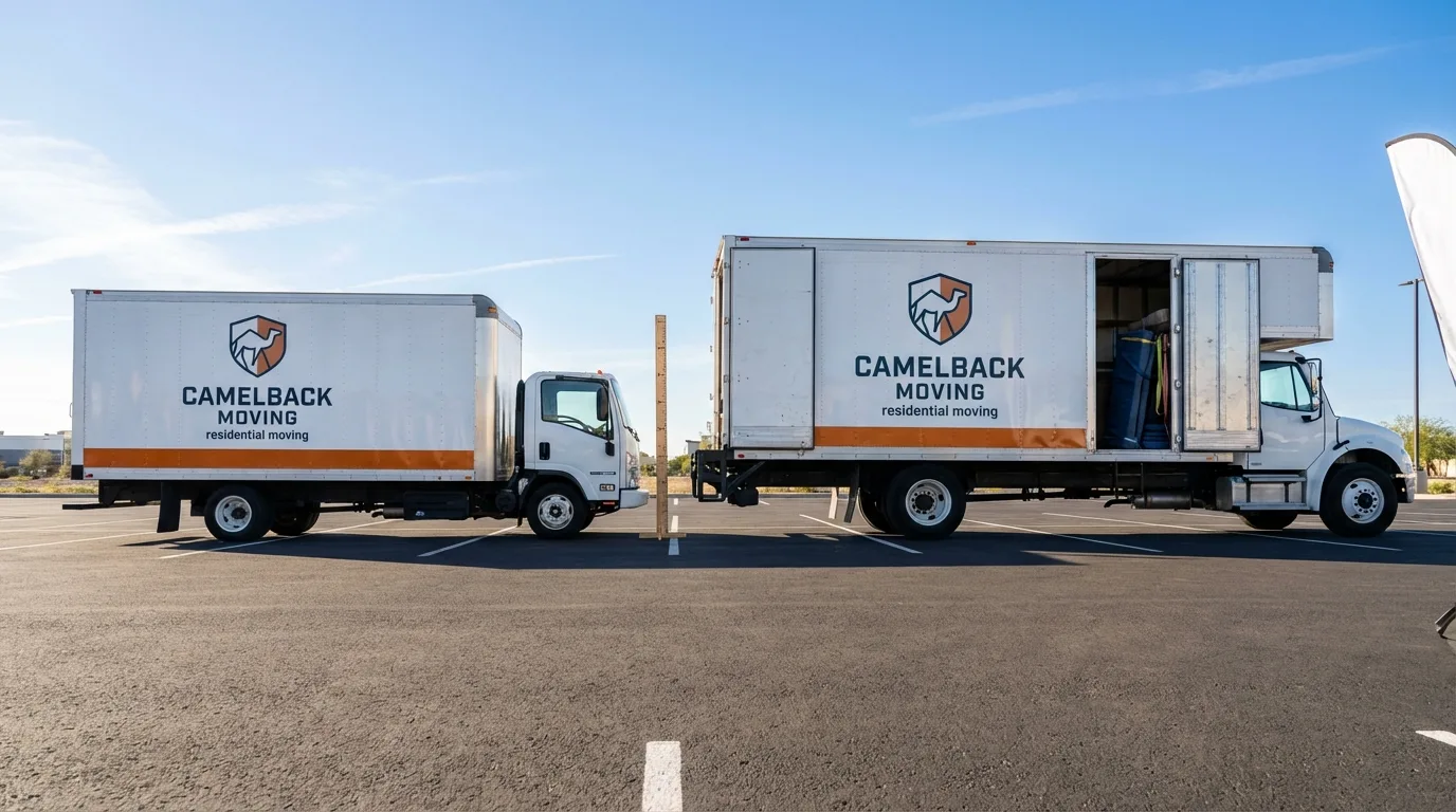 Moving truck size capacity guide in South Shore